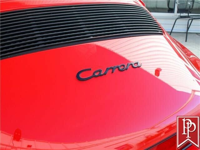 1988 porsche 911 carrera, 23,721 miles, guards red on black