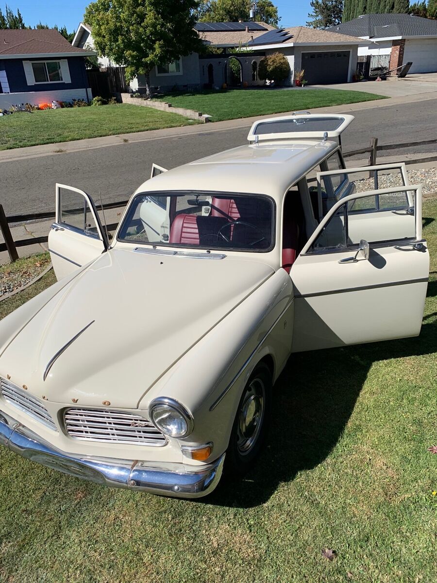 1968 volvo 122 s white rwd manual 220 estate