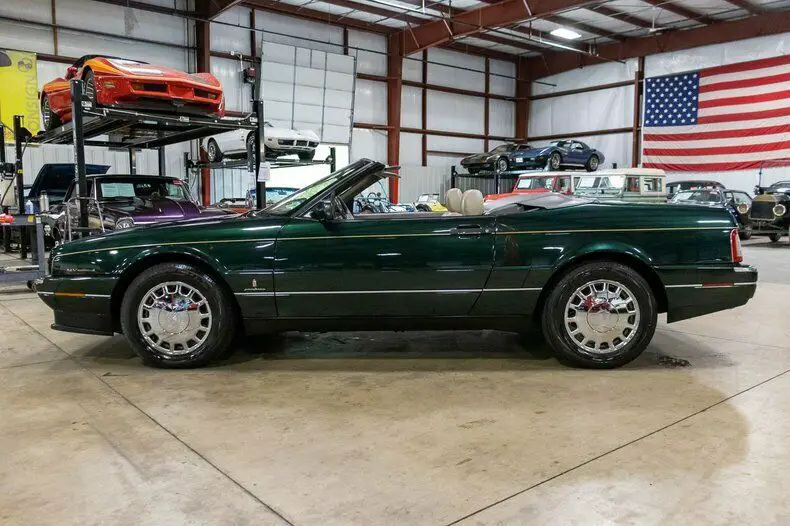 1993 cadillac allante 38375 miles forest green metallic convertible 4.6l v8 4-s