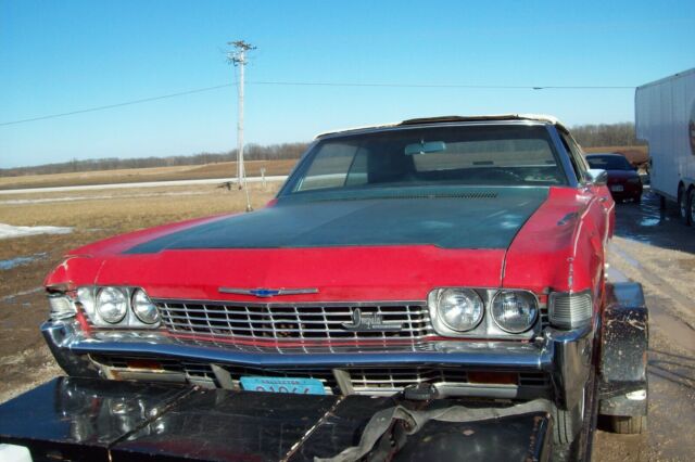 1968 chevy impala ss convertible (org black)