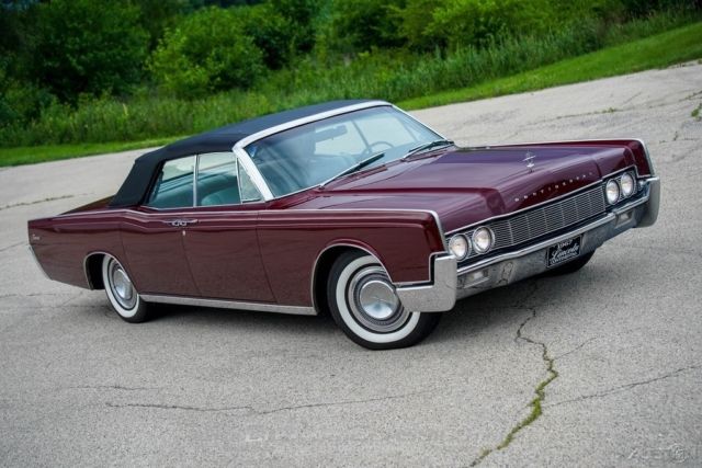 1967 lincoln continental convertible factory ac air power top ps vintage classic