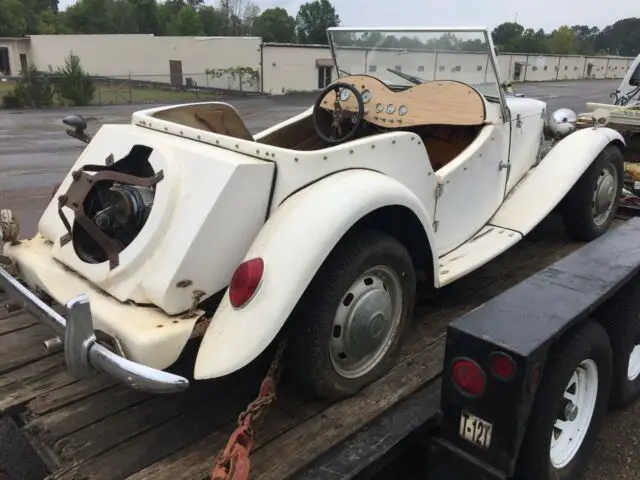 1952 mg td replica convertible body 4 speed manual "poor condition" "rust"