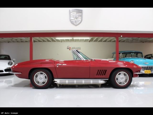 l36 roadster 427 390hp 4-speed #s matching gm of canada 67 big block stingray c2