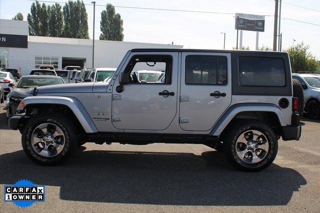 used 2018 jeep wrangler jk 4wd unlimited sahara renton, wa 98057 for sale in renton, washington