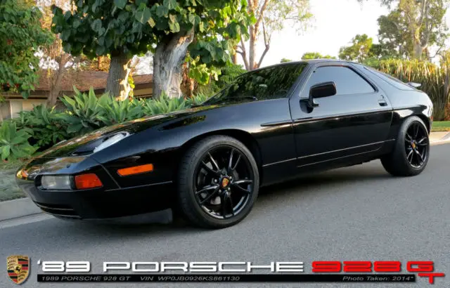 rare 1989 porsche 928 gt 5-speed black on black! stunning! all original
