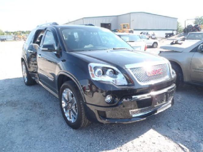 salvage 2011 gmc acadia denali... black...49,889 miles in bronx, ny