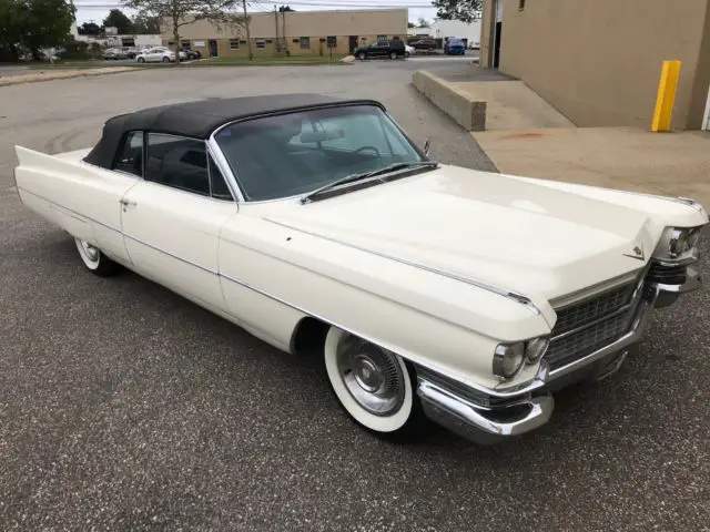 1963 cadillac convertible 86k orig mi amazing rust free survivor cold ac pw lthr