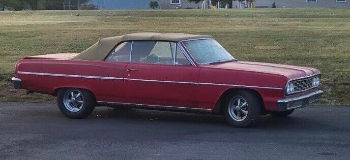 1964 chevrolet chevelle malibu convertible convertible red rwd automatic