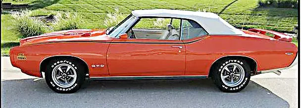 1969 gto judge ram air iv convertible reproduction