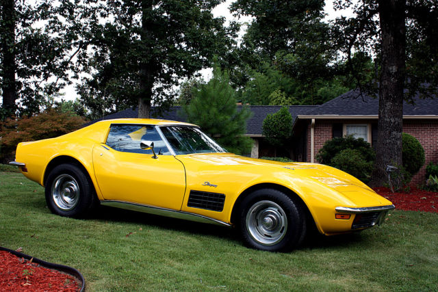 72 corvette stingray - big block 454 - matching numbers