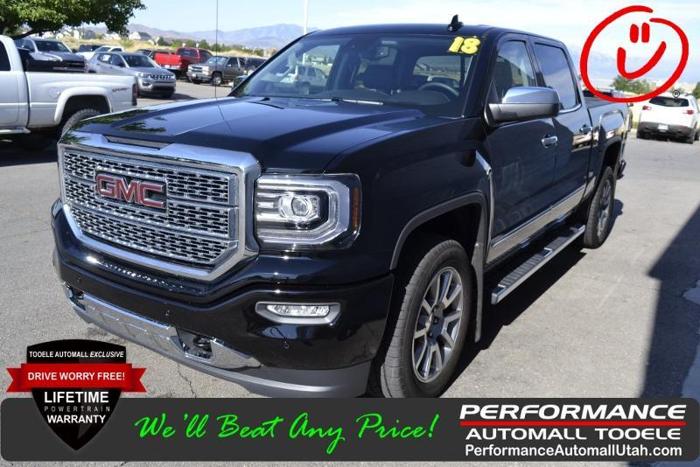 2018 gmc sierra 1500 denali 4x4 denali 4dr crew cab 5.8 ft. sb for sale in erda, utah
