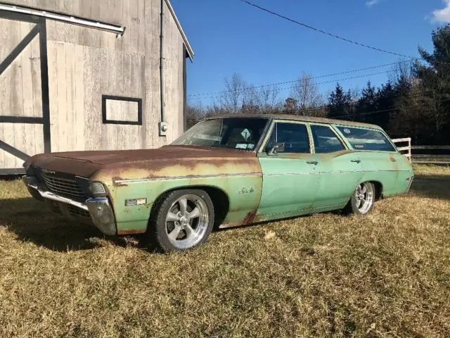 1968 chevy impala wagon 327 hot rod rat rod classic custom look rare