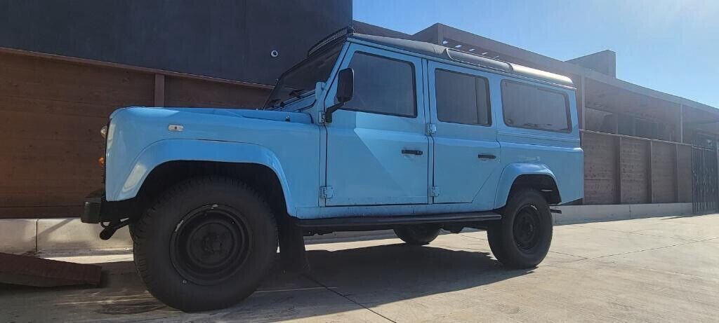 1990 land rover defender blue 110