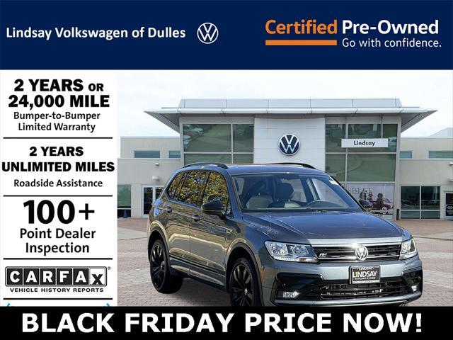 2021 volkswagen tiguan 2.0t se r-line black 4motion
