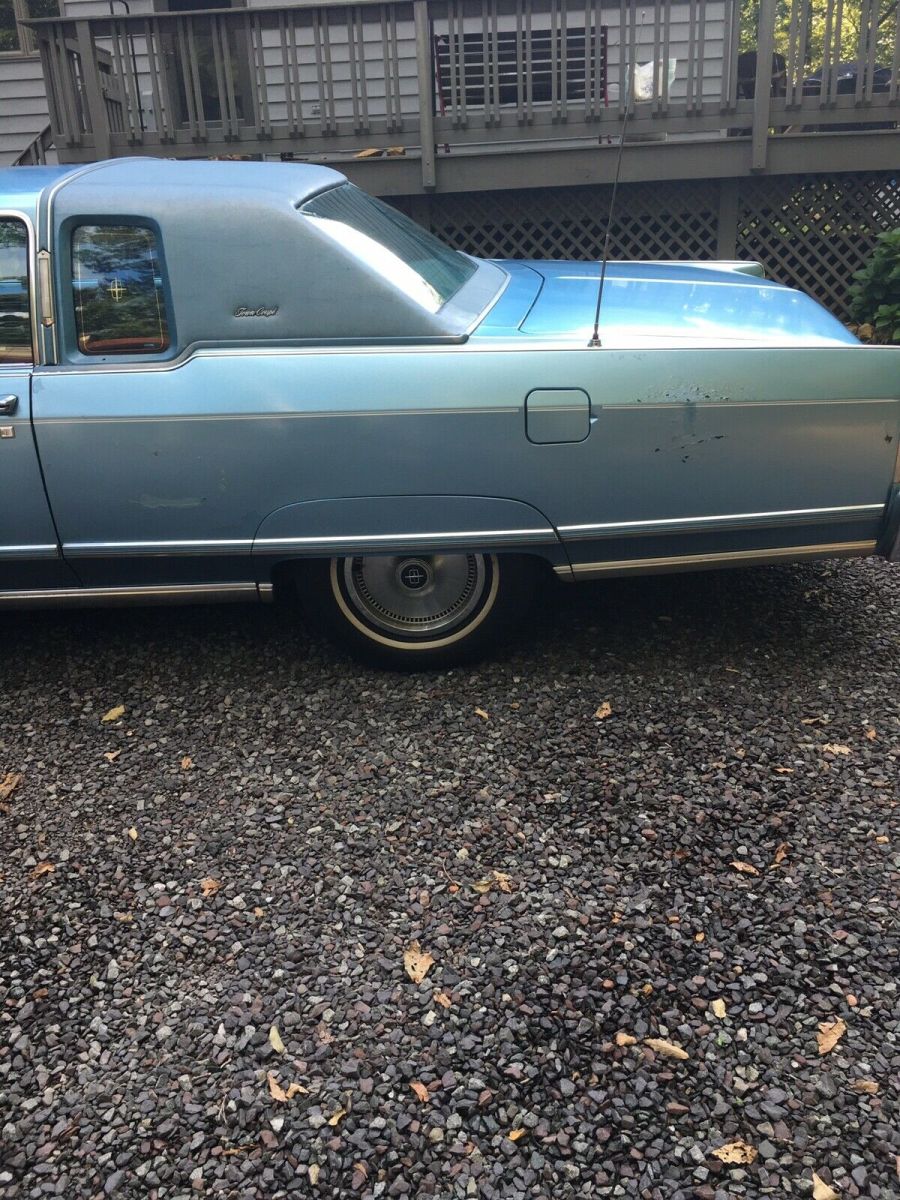 1977 lincoln continental coupe blue rwd automatic
