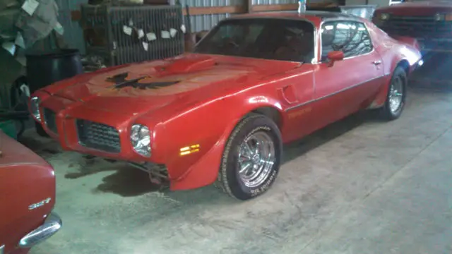 1970 firebird t/a clone red,2 door, 400 ci auto