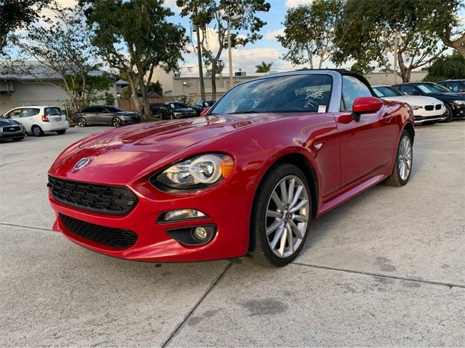 used 2017 fiat 124 spider lusso west palm beach, fl 33409 for sale in west palm beach, florida