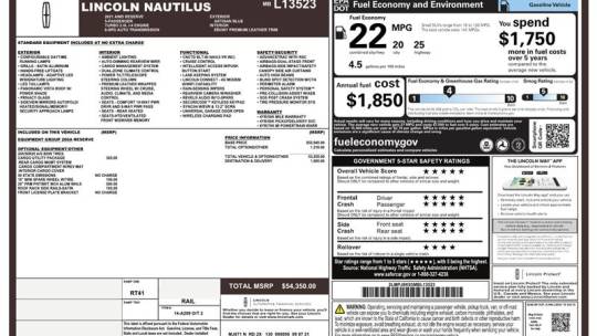 2021 lincoln nautilus reserve