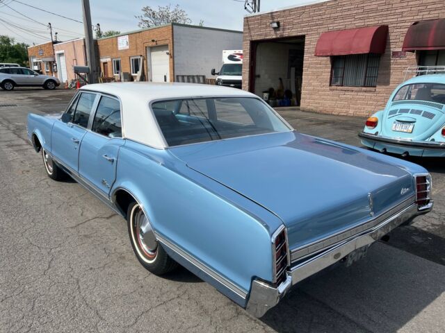 1966 oldsmobile cutlass sedan blue rwd automatic