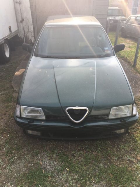 1991 alfa romeo 164l 4 door sedan green
