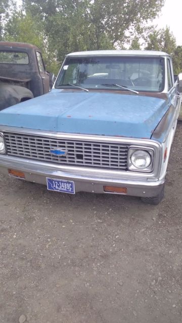 1972 chevrolet c-10 truck v8 rwd
