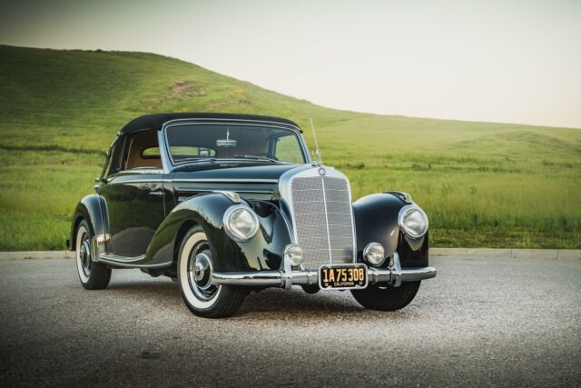 1953 mercedes benz 220 a cabriolet california car fully restored 32,101 miles bl