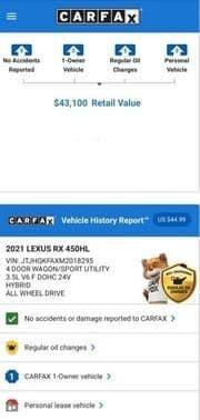 2021 lexus rx 450hl 450hl in masons island, connecticut
