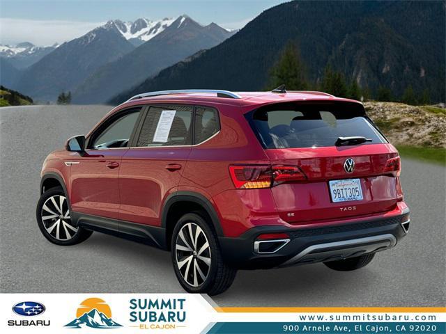 2022 volkswagen taos 1.5t se
