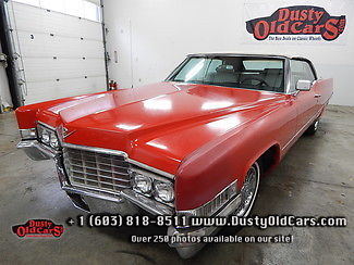 1969 red runs drives body interior vgood top works!