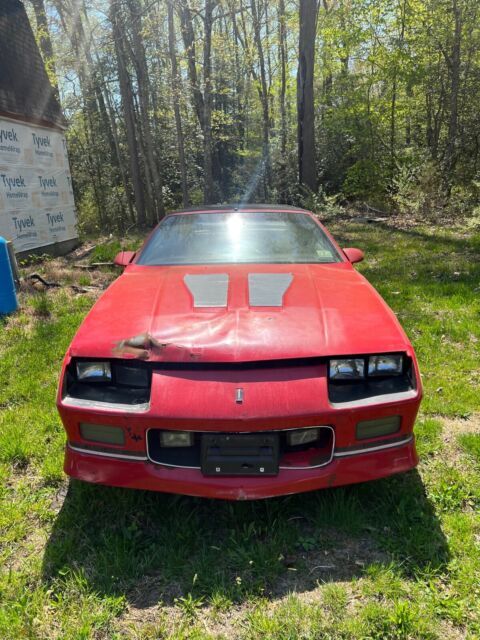 1988 chevrolet camaro convertible red rwd manual