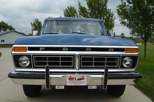 1977 ford f100 ranger xlt short box v8 auto p/s a/c super clean must see!!