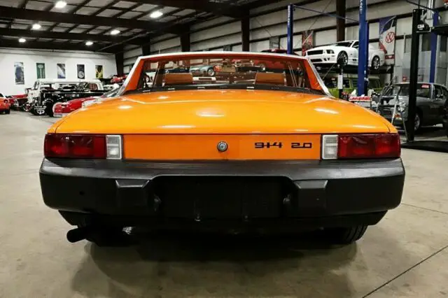 1975 porsche 914 2.0 28331 miles nepal orange hardtop 2.0l 4-cylinder 5 speed ma
