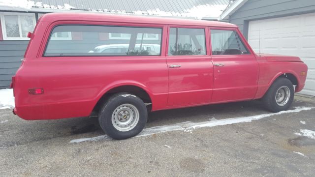 1970 3 door suburban-rust free project-super straight-350-350-make offer!!