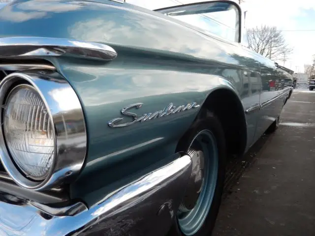 1961 ford sunliner convertible cambridge blue 390 4 speed