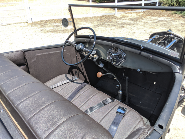 1930 ford roadster, av8 original ford steel hot rod with a mercury flathead v8