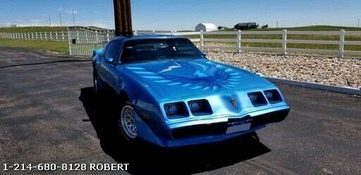 1980 pontiac trans am t-tops 5,500 miles blue coupe v8 4.9l automatic