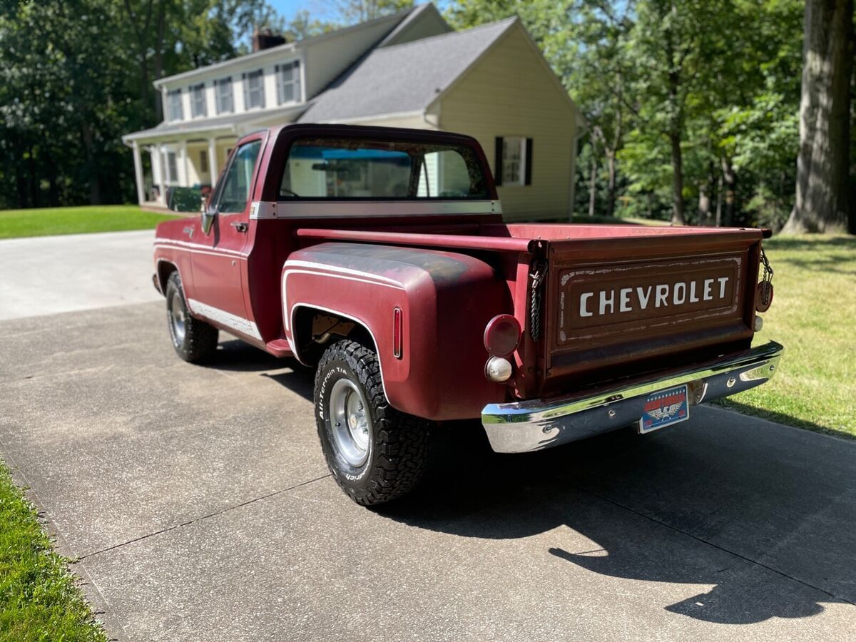 1976 chevrolet c10 step side pickup patina survivor