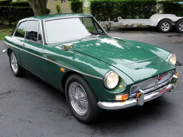 1969 mgc gt with overdrive and british motor heritage certificate