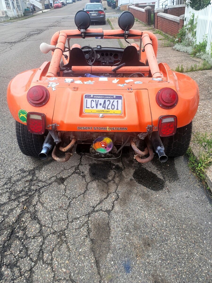 1969 volkswagen dune buggy convertible orange rwd automatic