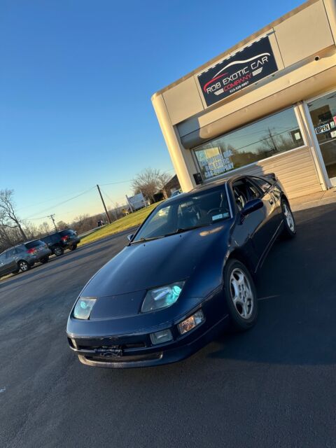 1990 nissan 300zx coupe blue rwd automatic
