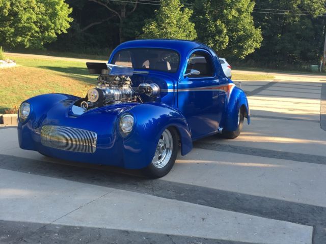 1941 willys pro street, street rod, hot rod, blown bbc, pro touring, sweet ride