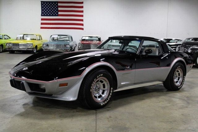 1978 chevrolet corvette 38328 miles black coupe 350ci v8 automatic