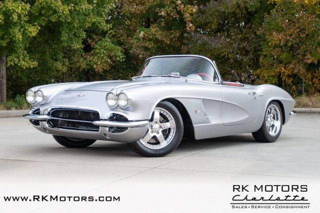 1962 chevrolet corvette silver metallic convertible ls3 6.2l v8 5 speed manual