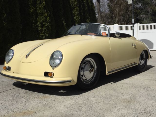 1956 porsche 356 speedster 1600cc progressive carb