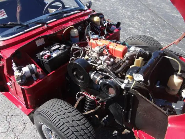 1979 triumph spitfire 1500 37064 miles red convertible 1493cc inline 4 cylinder