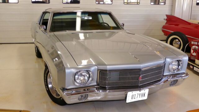1970 chevrolet monte carlo 83471 miles silver 2 door hard top 396 automatic