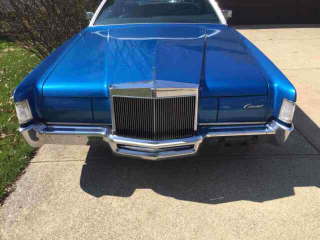 1972 lincoln mark iv blue rwd automatic standard