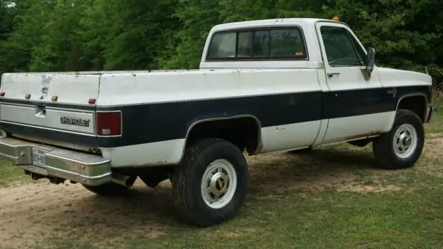 chevy silverado c/k 30 1 ton 4x4 pickup square body 454 air survivor no reserve