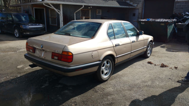 1994 bmw 740i 4 door sedan tan