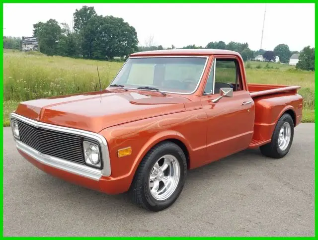 1969 chevrolet c10 step flair side 2wd 350 v8 5-speed manual 69 chevy